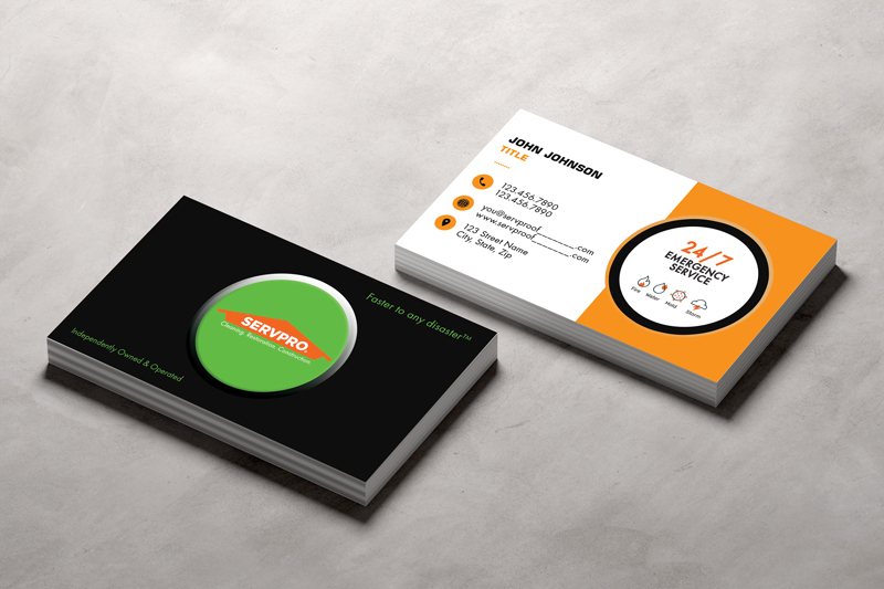 With Servpro business cards, you can make every introduction a memorable one. Their unique personalization options allow you to stand out and leave a lasting impression.