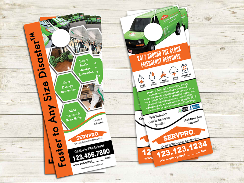 Stand out in your local area with expertly crafted Door Hangers by Community Network. Free customization available - boost your brand visibility now