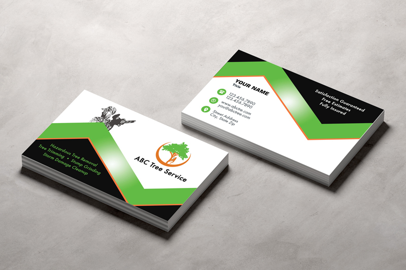 Looking for unique business card designs for your tree service business? Explore our creative options to make a lasting impression on potential clients