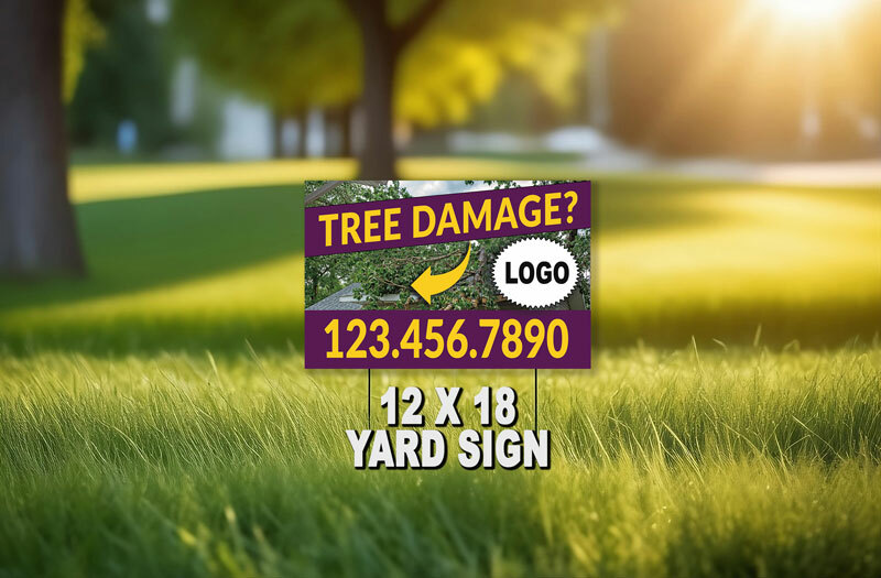 Elevate your tree service business with our high-quality 12" x 18" yard signs by Community Network. Enjoy free shipping and receive your order in just 24 hours! Stand out and attract more clients today!