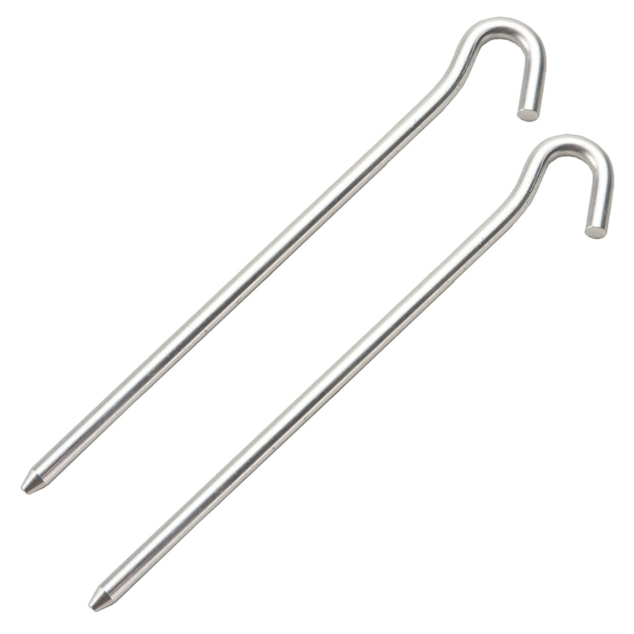 Two 7 in. Aluminum Tent Pegs