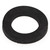 Thin 1" black rubber washer 1” OD x 0.613” ID x 0.100” Thick