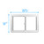 Silverline V1 Series 22" W x 12" H White Vinyl  Sliding Window w/ Half Screen