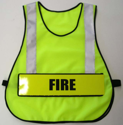 Incident command vest with velcro title