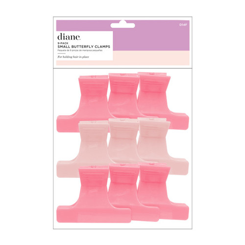 Diane Small Butterfly Clamps (Pink)