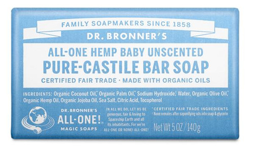 Dr. Bronner's Baby Unscented bar
