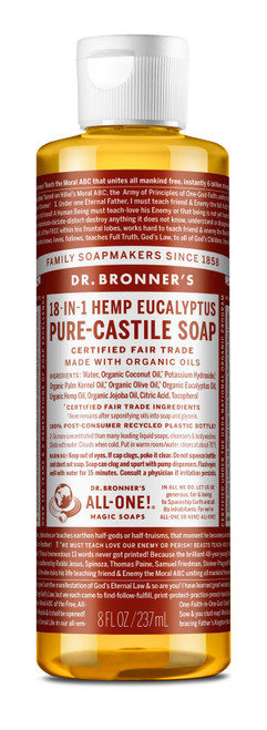 Dr. Bronner's Eucalyptus Soap 8oz
