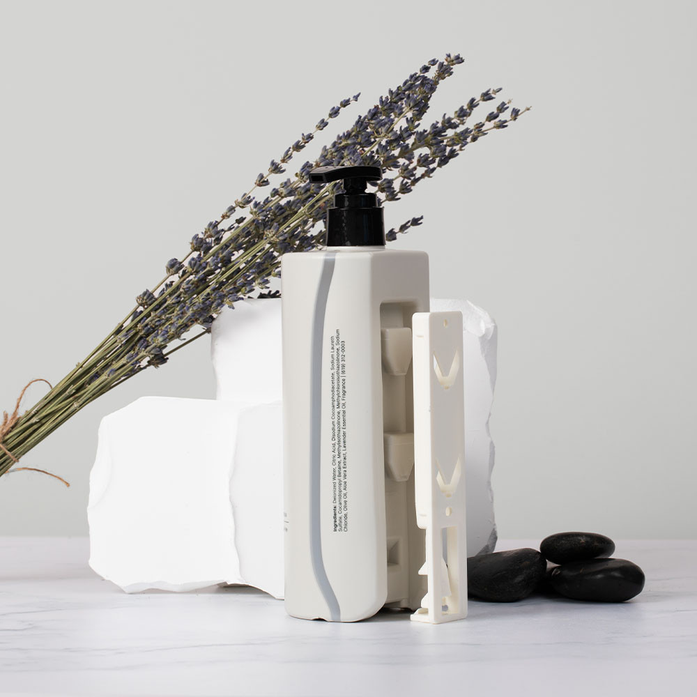 Amenie Lavender Mint Triple Dispenser | Eco-Friendly Luxury Care
