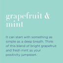 Herbal body wash with organic grapefruit and mint