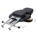 Ergo Pro II massage chair setup dimensions and 600 lb working weight capacity