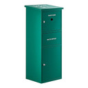 Namco Doggy Do Stand with “Waste Bags” door and green powder-coat finish