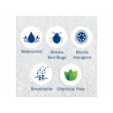 soft breathable fabric box spring cover