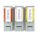 iQon Paya 3 Chamber Liquid Dispenser, 39 oz (86-Paya) Chrome/Translucent