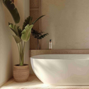 Vegan Prija creamy bath foam with ginseng extract and mica for radiant moisturized skin