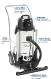 Powr-Flite Wet Dry Vacuum 15 Gallon With Stainless Steel Tank and Tool Kit