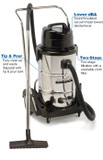 Powr Flite Wet Dry Vacuum 20 Gallon with Stainless Steel Tank and Tools