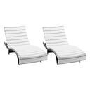 Light grey outdoor chaise lounge slipcover for hot poolside surfaces