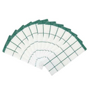 cotton tea towels wholesale in black, blue, green, grey, and tan