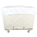 Large Capacity 16 Bushel Laundry Cart Natural Canvas
