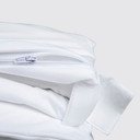 Zippered mattress encasement with 360 degree protection