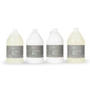 Zogics Fresh Air Bath & Body gallon set with plant-based shampoo, conditioner, wash, and lotion