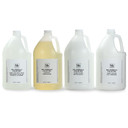 Soapbox Sea Minerals & Blue Iris 4-gallon sampler case with shampoo, conditioner, wash & lotion