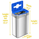 Rectangular Trash Bin