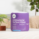 Extra large Zogics Antibacterial Surface Wipes 4-roll case with free shipping, made in the USA