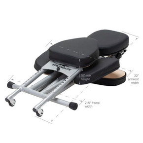 Ergo Pro II massage chair setup dimensions and 600 lb working weight capacity