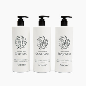 Amenie Lavender Mint Triple Dispenser Bundle Amenie Lavender Mint Triple Dispenser Bundle