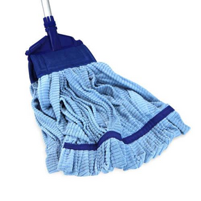 microfiber mop heads with tubed and looped design