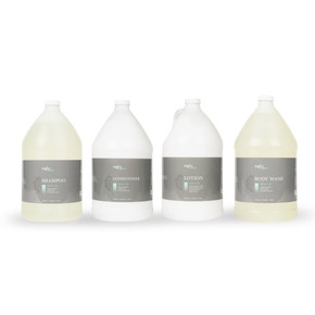 Zogics Fresh Air Bath & Body gallon set with plant-based shampoo, conditioner, wash, and lotion Zogics Fresh Air Bath & Body gallon set with plant-based shampoo, conditioner, wash, and lotion