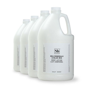 Case of 4 1-gal vegan Sea Minerals & Blue Iris lotion, cruelty-free formula Case of 4 1-gal vegan Sea Minerals & Blue Iris lotion, cruelty-free formula