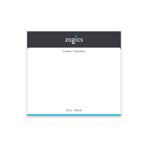 Blank Label For Customization of Zogics Cleaning Spray Bottle