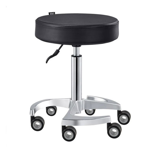 Serene Medical Spa Salon Stool In Black