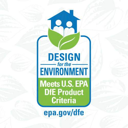 EPA registered DfE certified ecoPRO wipes killing 99.9% of germs, pink grapefruit scent