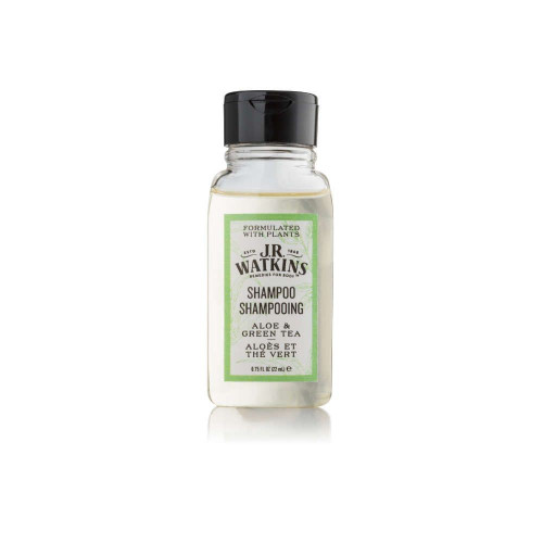 JR Watkins 0.75 oz Aloe & Green Tea Shampoo - 170/Case for Hotels