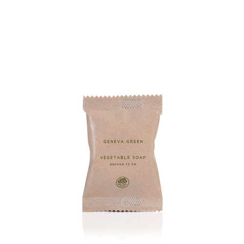 Geneva Green Vegetable Bar Soap 15g made in Italy with plant based ingredients