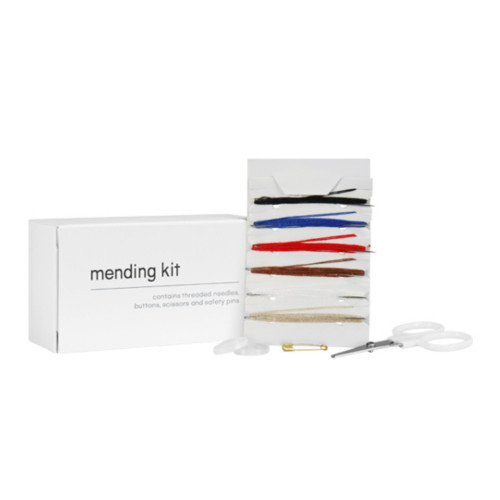 Biodegradable mending sewing kit for hotel guests