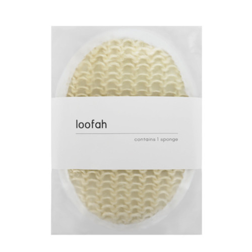 Natural sisal loofah body scrubber for guest rooms