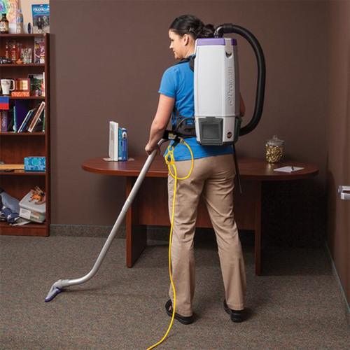 Commercial Backpack Vacuum + Xover Telescoping Wand Kit