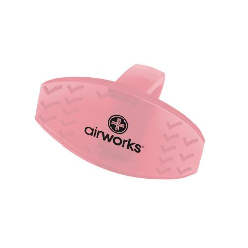 toilet bowl clip with enzyme based odor control and fruity scent