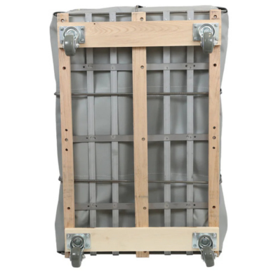 Steel Frame 16 Bushel Laundry Cart Grey