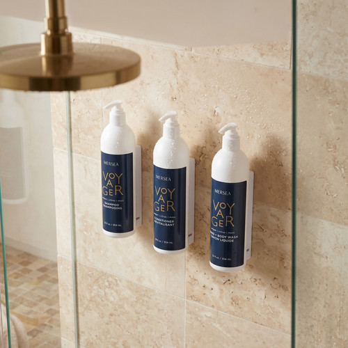 Mersea conditioner in a sealed, non-refillable, tamper-evident DoveLok bottle