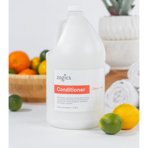 Zogics nourishing conditioner gallon with and plant-based formula
