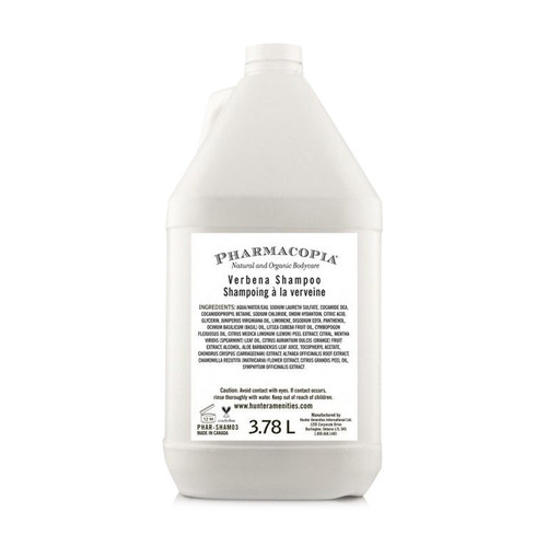 Pharmacopia Clarifying Shampoo gallon with verbena scent and plant-based ingredients