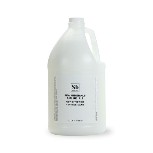 1-gallon Soapbox Sea Minerals & Blue Iris conditioner, paraben- and silicone-free