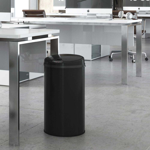 Compact Sensor Trash Can with Non-Slip Base for Kitchens and Offices