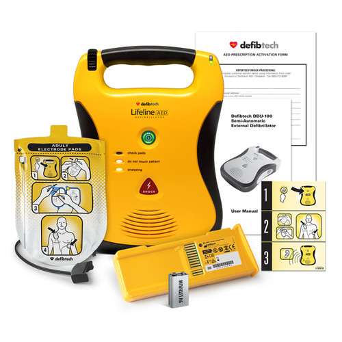 Semi Automatic AED with 2 Button Operation