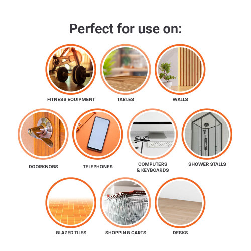 Zogics wellness wipes pre-moistened 9x6 inch, larger than most brands, streak-free surface cleaning